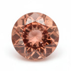 Hessonite Garnet (Gomed) 1PC Chunky 14x14 MM Round Faceted Red Genuine Precious Loose Gems