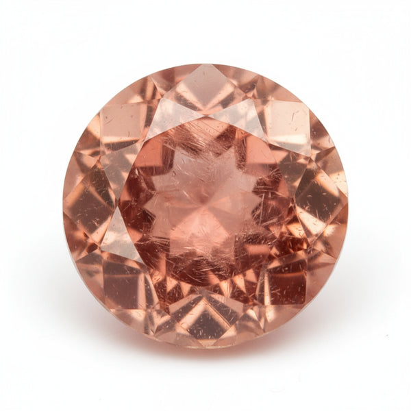 Hessonite Garnet (Gomed) 10PC Tiny 3x3 MM Round Faceted Red Fiery Precious Loose Gemstone