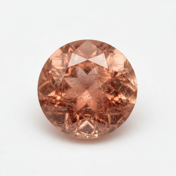 Hessonite Garnet (Gomed) 10PC Tiny 4x4 MM Round Faceted Red Brilliant Precious Loose Gemstones