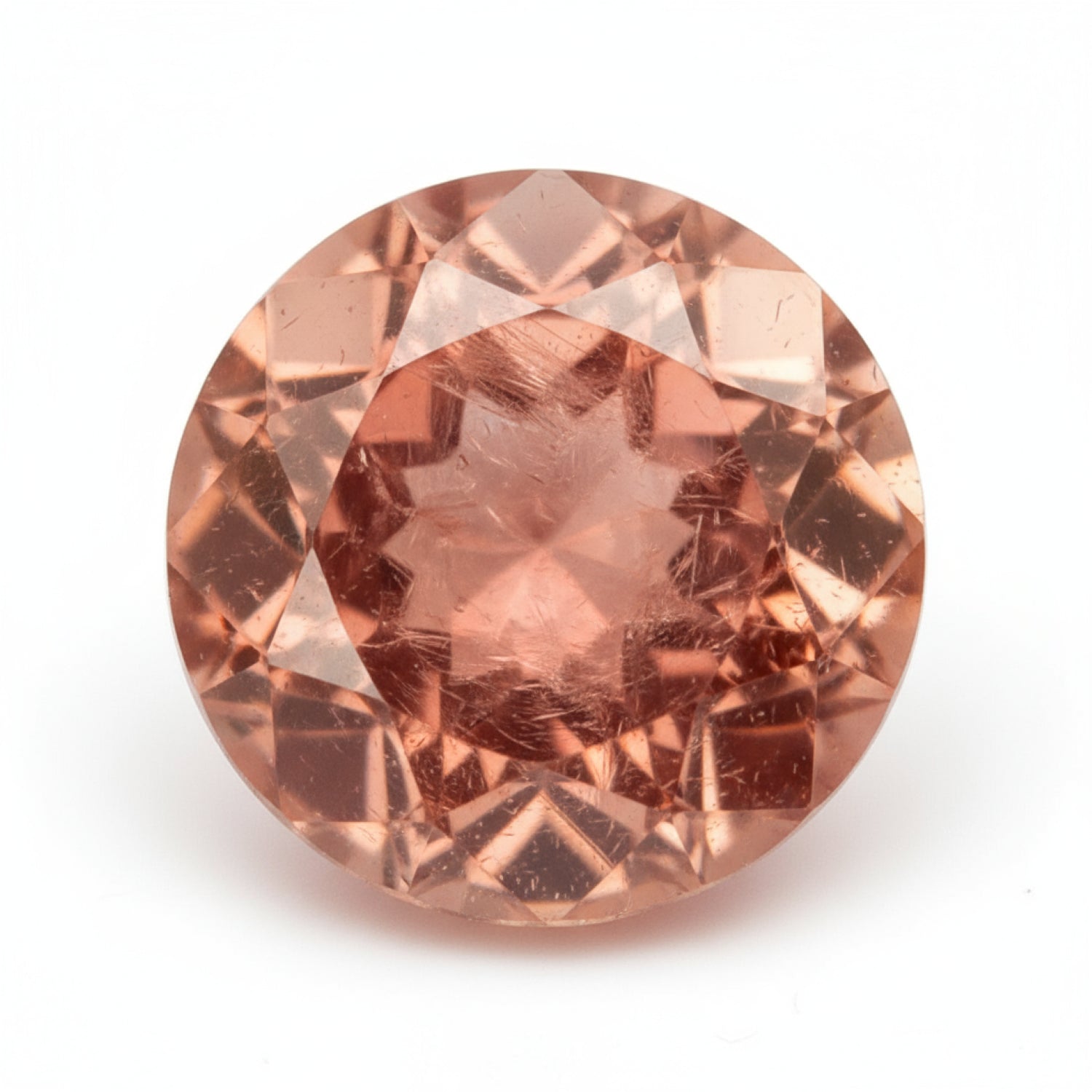 Hessonite Garnet (Gomed) 1PC Tiny 5x5 MM Round Faceted Red Sparkling Precious Gems