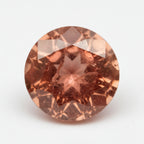 Hessonite Garnet (Gomed) 1PC Small 7x7 MM Round Faceted Red Splendid Precious Loose Gemstone