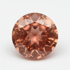 Hessonite Garnet (Gomed) 1PC Medium 9x9 MM Round Faceted Red Lustrous Precious Gems