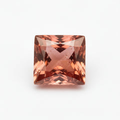 Hessonite Garnet (Gomed) 10PC Tiny 3x3 MM Square Faceted Red Fiery Precious Loose Gemstone