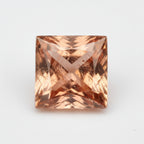 Hessonite Garnet (Gomed) 10PC Tiny 3x3 MM Square Faceted Red Fiery Precious Loose Gemstone