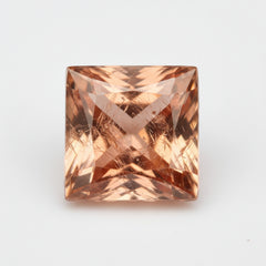 Hessonite Garnet (Gomed) 10PC Tiny 3x3 MM Square Faceted Red Fiery Precious Loose Gemstone