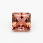 Hessonite Garnet (Gomed) 10PC Tiny 4x4 MM Square Faceted Red Brilliant Precious Loose Gemstones