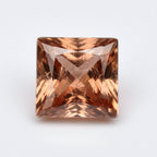 Hessonite Garnet (Gomed) 1PC Tiny 6x6 MM Square Faceted Red Polished Precious Loose Gems