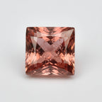 Hessonite Garnet (Gomed) 1PC Small 7x7 MM Square Faceted Red Splendid Precious Loose Gemstone