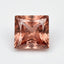 Hessonite Garnet (Gomed) 1PC Small 8x8 MM Square Faceted Red Luster Precious Loose Gemstones