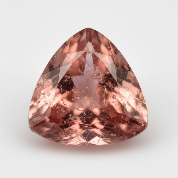 Hessonite Garnet (Gomed) 1PC Large 10x10 MM Triangle Faceted Red Shine Precious Loose Gems