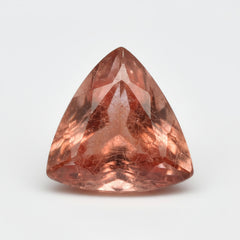 Hessonite Garnet (Gomed) 1PC Large 12x12 MM Triangle Faceted Red High-Quality Precious Loose Gemstones