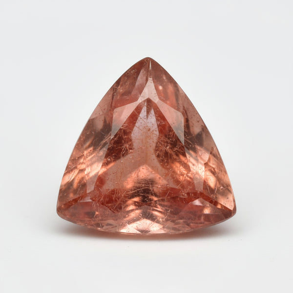 Hessonite Garnet (Gomed) 10PC Tiny 3x3 MM Triangle Faceted Red Fiery Precious Loose Gemstone