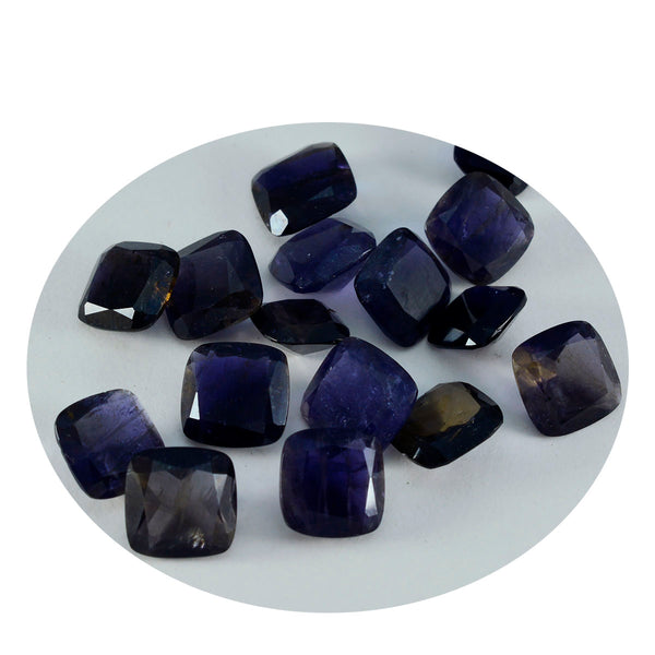 Iolite 1PC Chunky 15x20 MM Emerald Faceted Blue Natural Semi Precious Gems