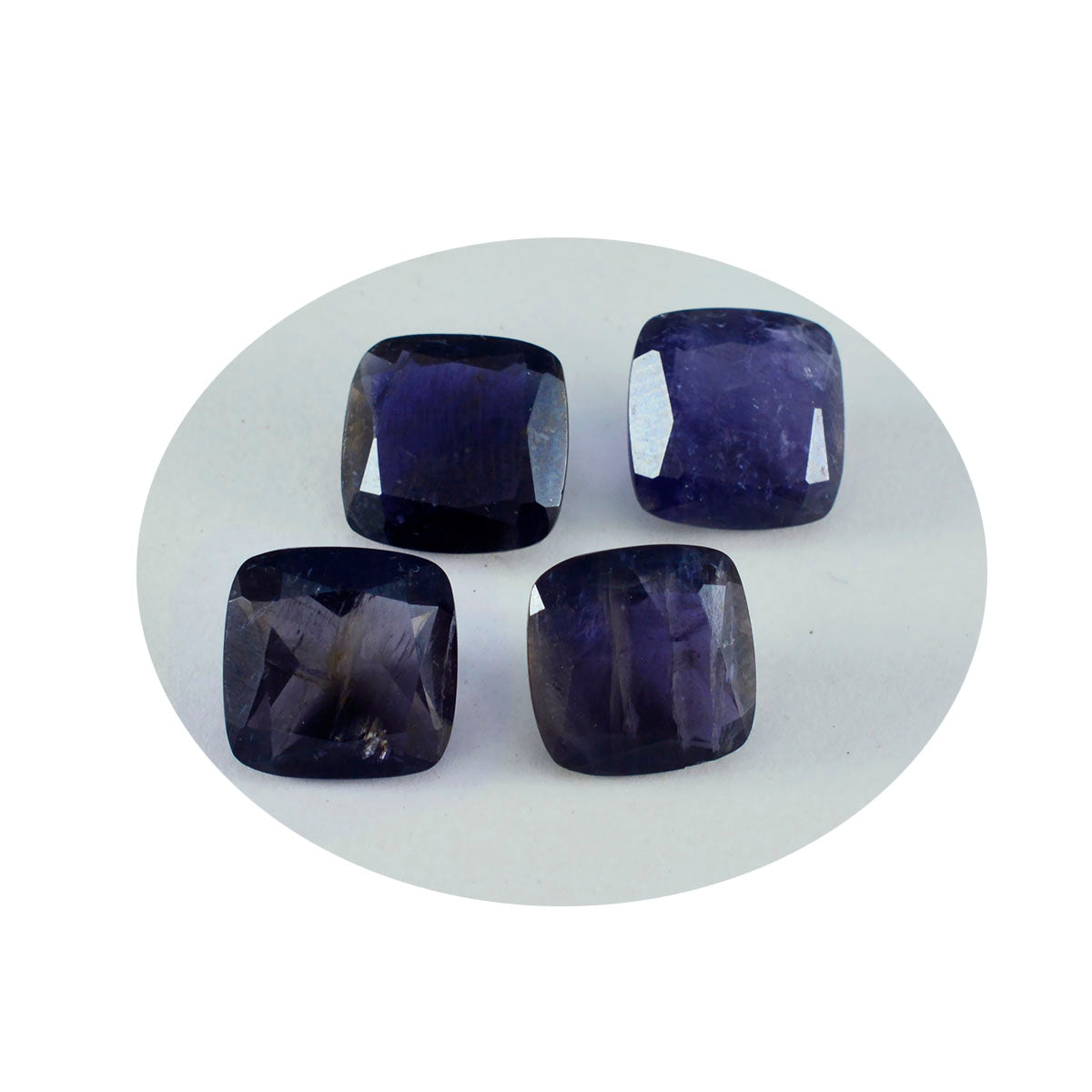 Iolite 1PC Chunky 12x16 MM Emerald Faceted Blue Fine Semi Precious Loose Gemstone
