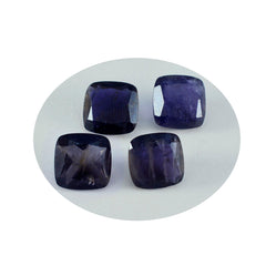Iolite 1PC Chunky 12x16 MM Emerald Faceted Blue Fine Semi Precious Loose Gemstone