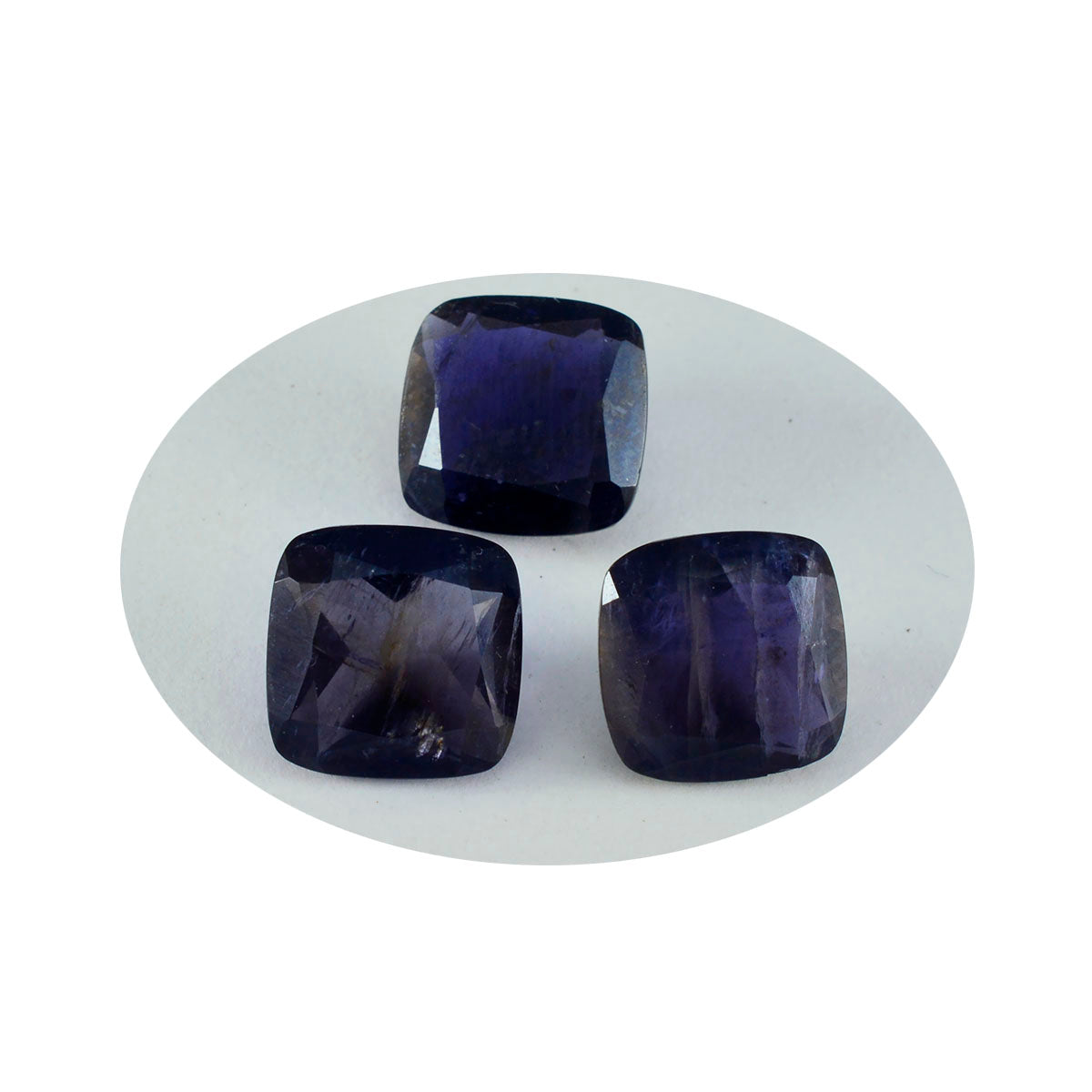 Iolite 1PC Chunky 15x20 MM Emerald Faceted Blue Natural Semi Precious Gems Immagine principale del prodotto