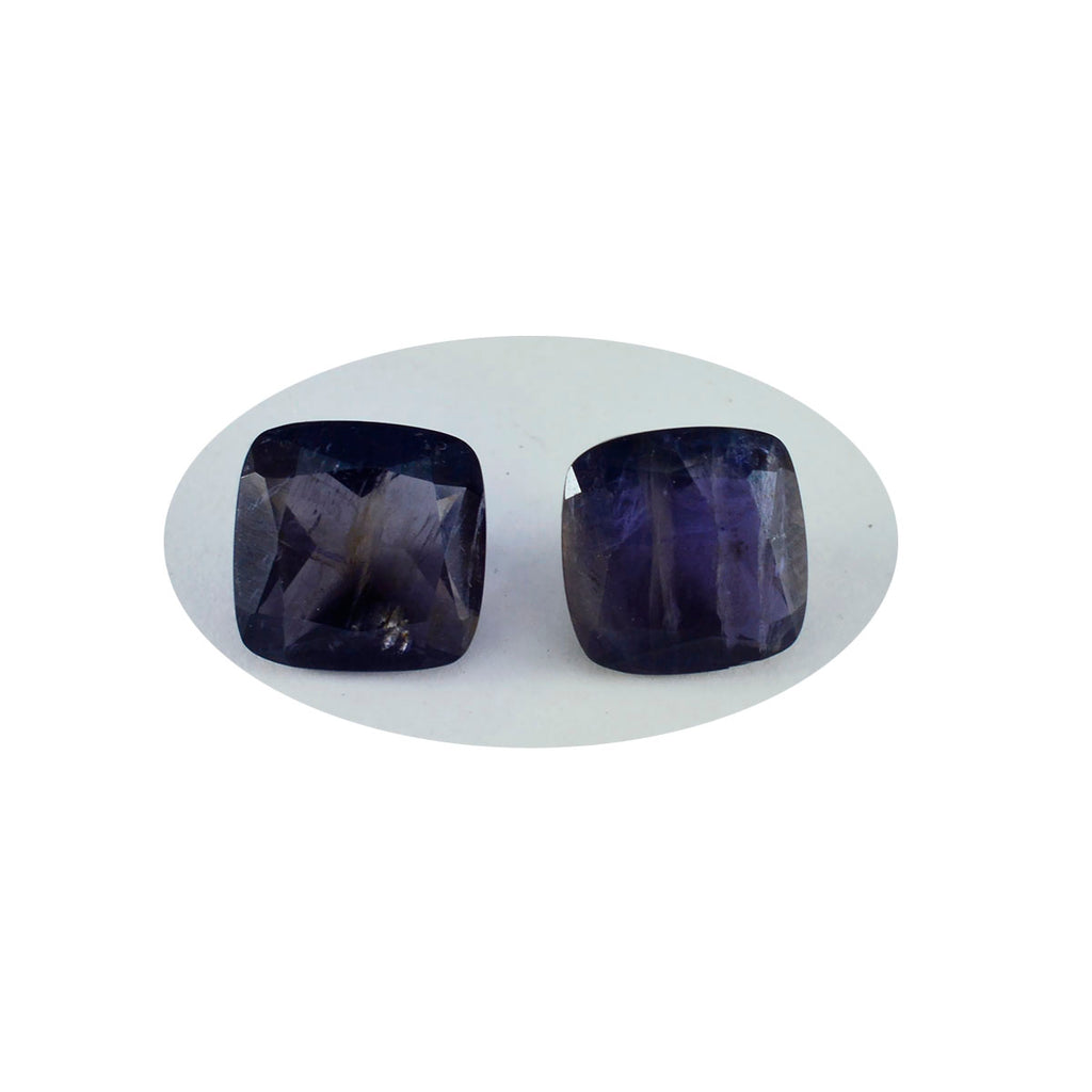 Iolite 1PC Tiny 3x5 MM Emerald Faceted Blue Natural Semi Precious Loose Gemstone