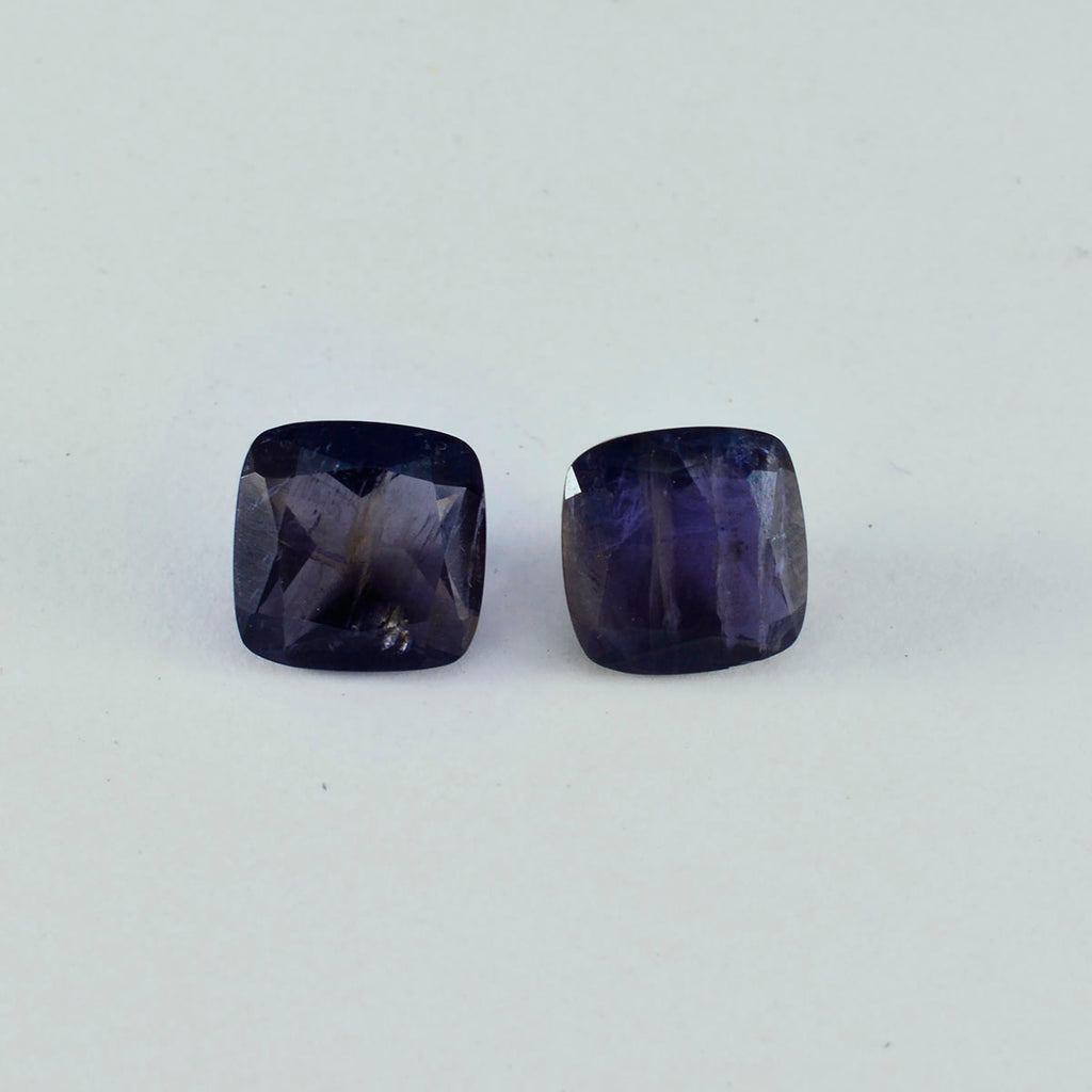 Iolite 1PC Tiny 3x5 MM Emerald Faceted Blue Natural Semi Precious Loose Gemstone