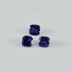 Iolite 1PC Large 9x11 MM Emerald Faceted Blue Splendid Semi Precious Loose Gemstone