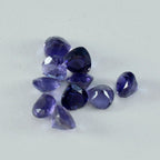 Iolite 1PC Chunky 15x15 MM Heart Faceted Blue Superior Semi Precious Gems