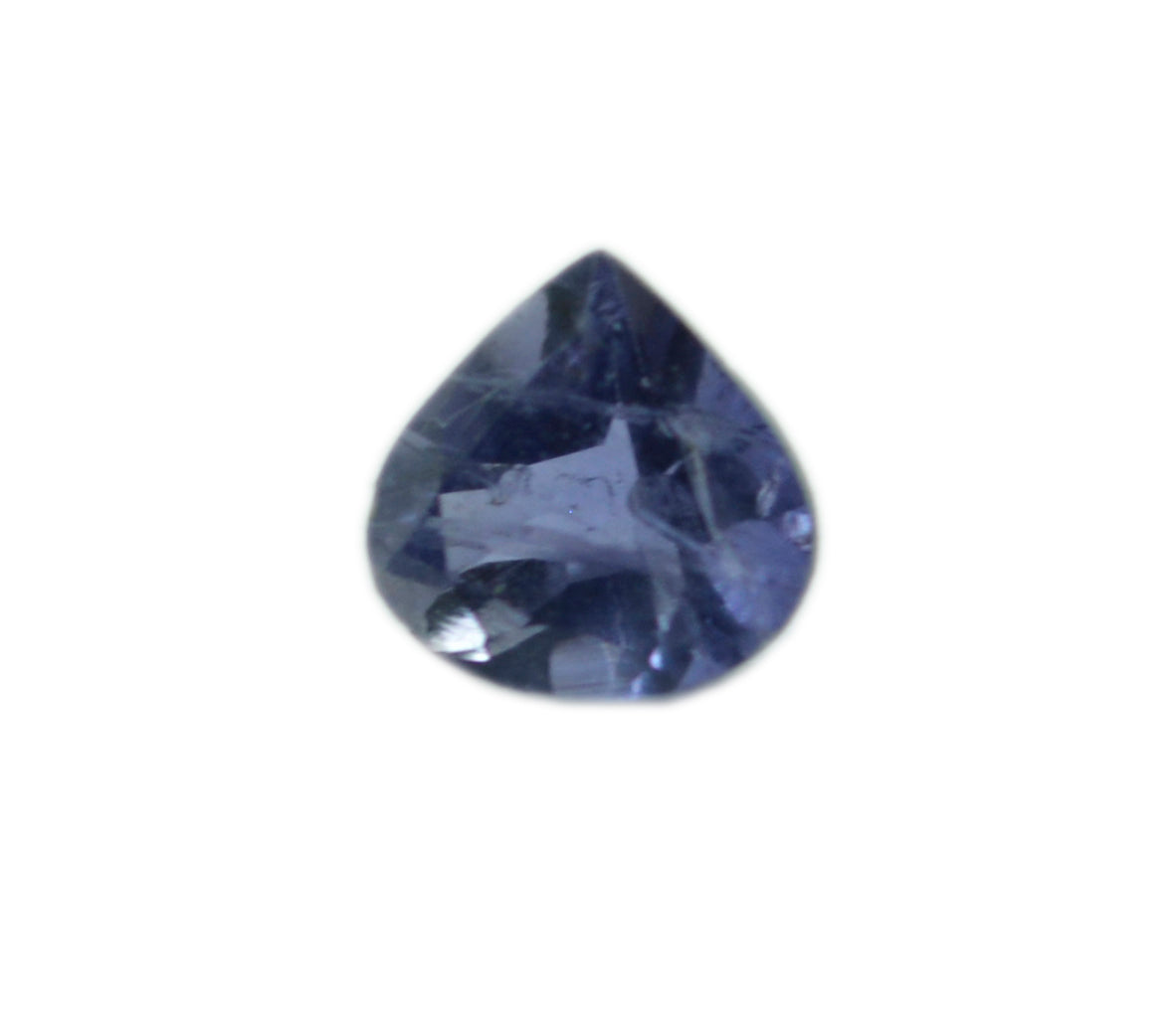Iolite 1PC Chunky 16x16 MM Heart Faceted Blue Pure Semi Precious Loose Gems Sekundär produktbild