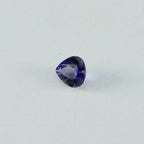 Iolite 1PC Chunky 13x13 MM Heart Faceted Blue Natural Semi Precious Loose Gemstone