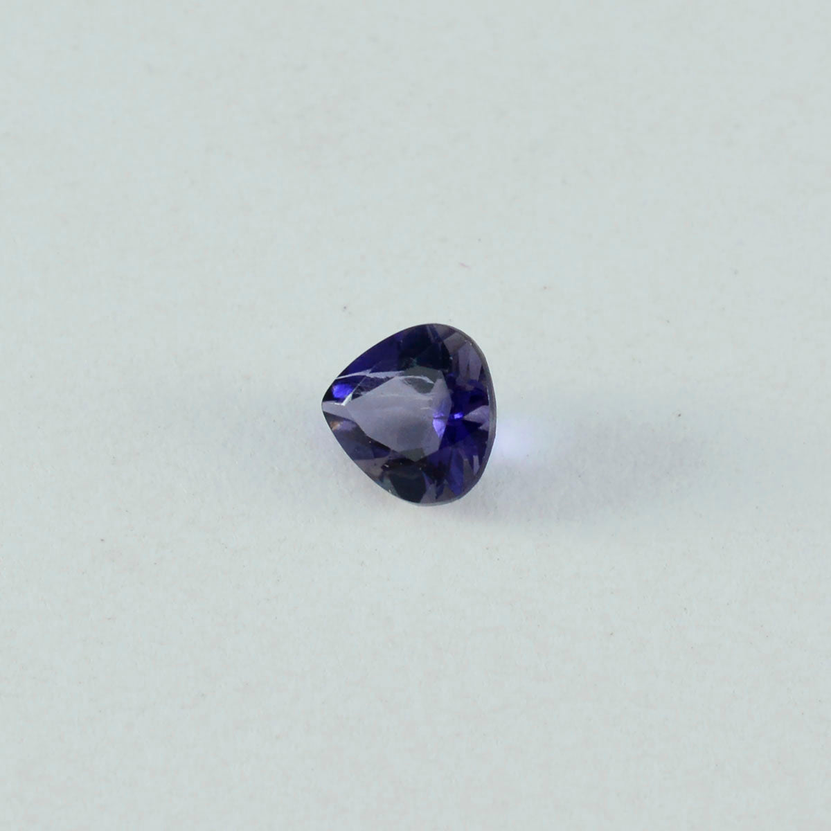 Iolite 1PC Chunky 13x13 MM Heart Faceted Blue Natural Semi Precious Loose Gemstone