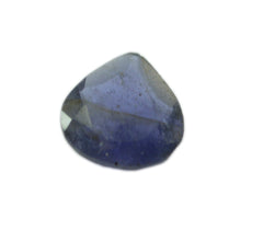 Iolite 1PC Chunky 15x15 MM Heart Faceted Blue Superior Semi Precious Gems