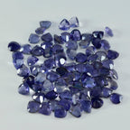 Iolite 1PC Tiny 5x5 MM Heart Faceted Blue Sparkling Semi Precious Loose Gemstone