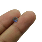 Iolite 1PC Tiny 6x6 MM Heart Faceted Blue Polished Semi Precious Loose Gemstones
