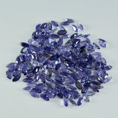 Iolite 1PC Tiny 3x6 MM Marquise Faceted Blue Splendid Semi Precious Loose Gemstone