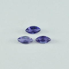 Iolite 1PC Small 6x12 MM Marquise Faceted Blue Shine Semi Precious Loose Gems