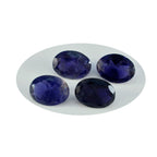 Iolite 1PC Medium 8x10 MM Oval Faceted Blue Genuine Semi Precious Loose Gems