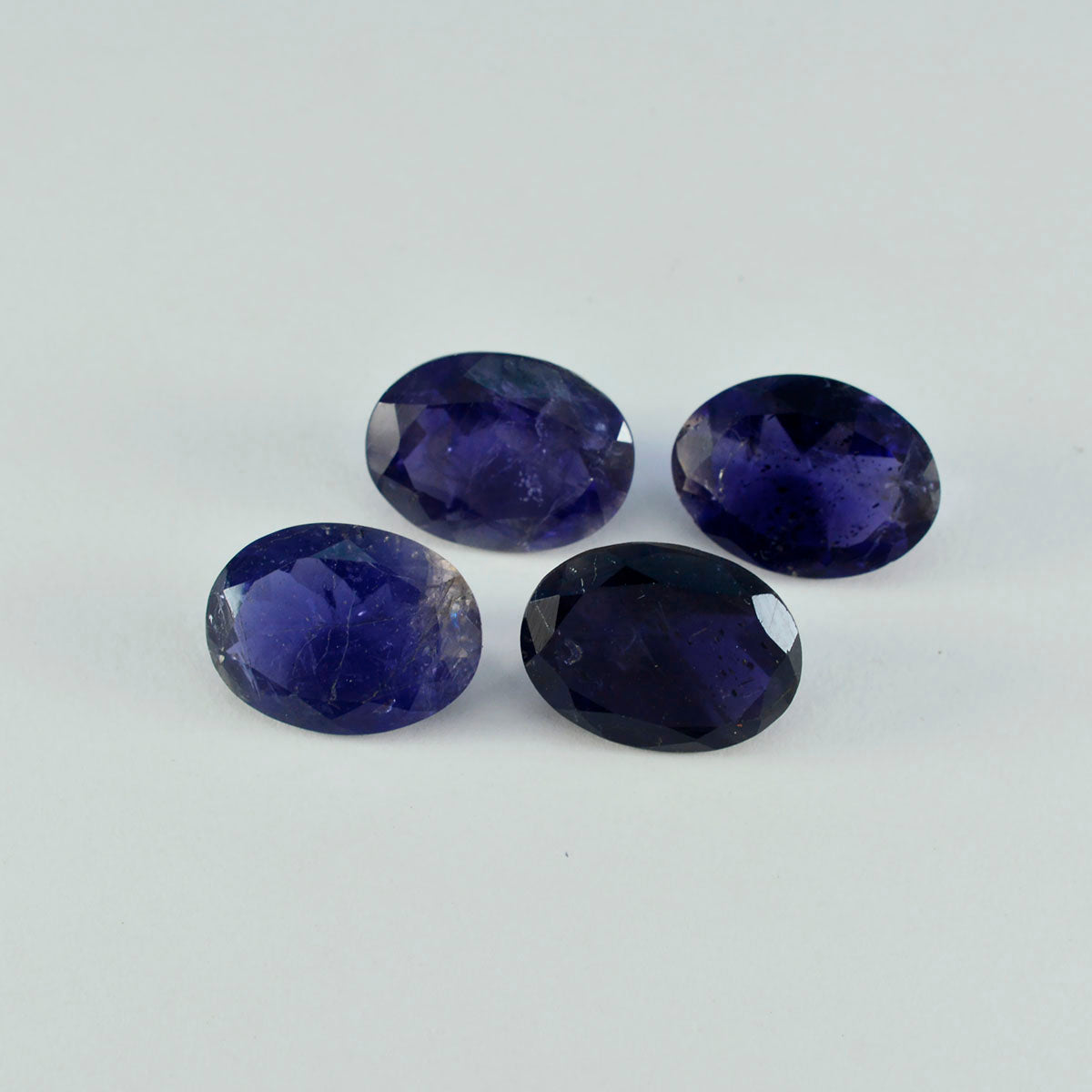 Iolite 1PC Large 10x14 MM Oval Faceted Blue Brilliant Semi Precious Loose Gems