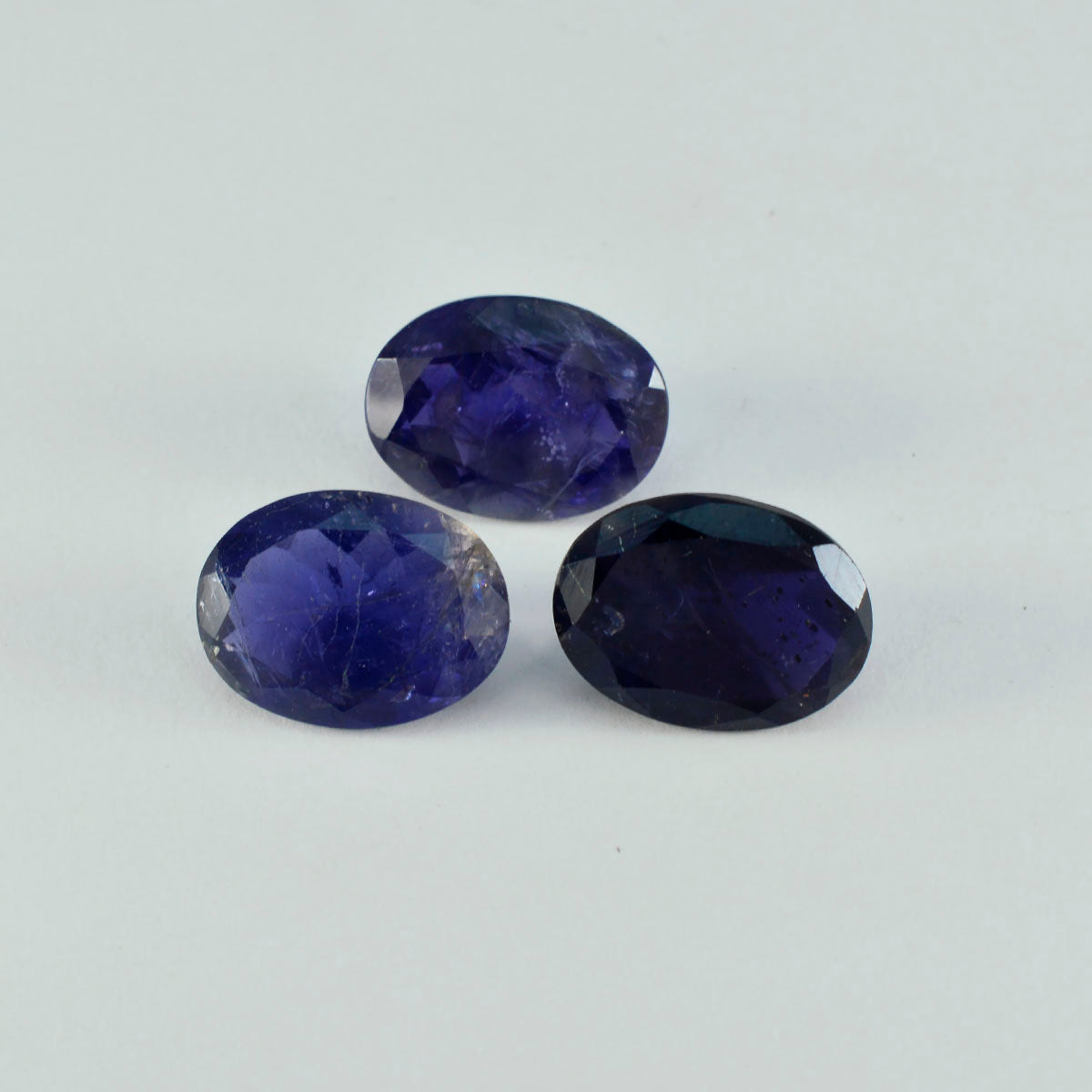 Iolite 1PC Tiny 4x6 MM Oval Faceted Blue Luster Semi Precious Loose Gemstones Главное изображение товара