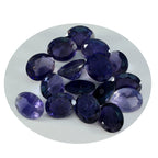 Iolite 1PC Large 9x11 MM Oval Faceted Blue Superior Semi Precious Loose Gemstone