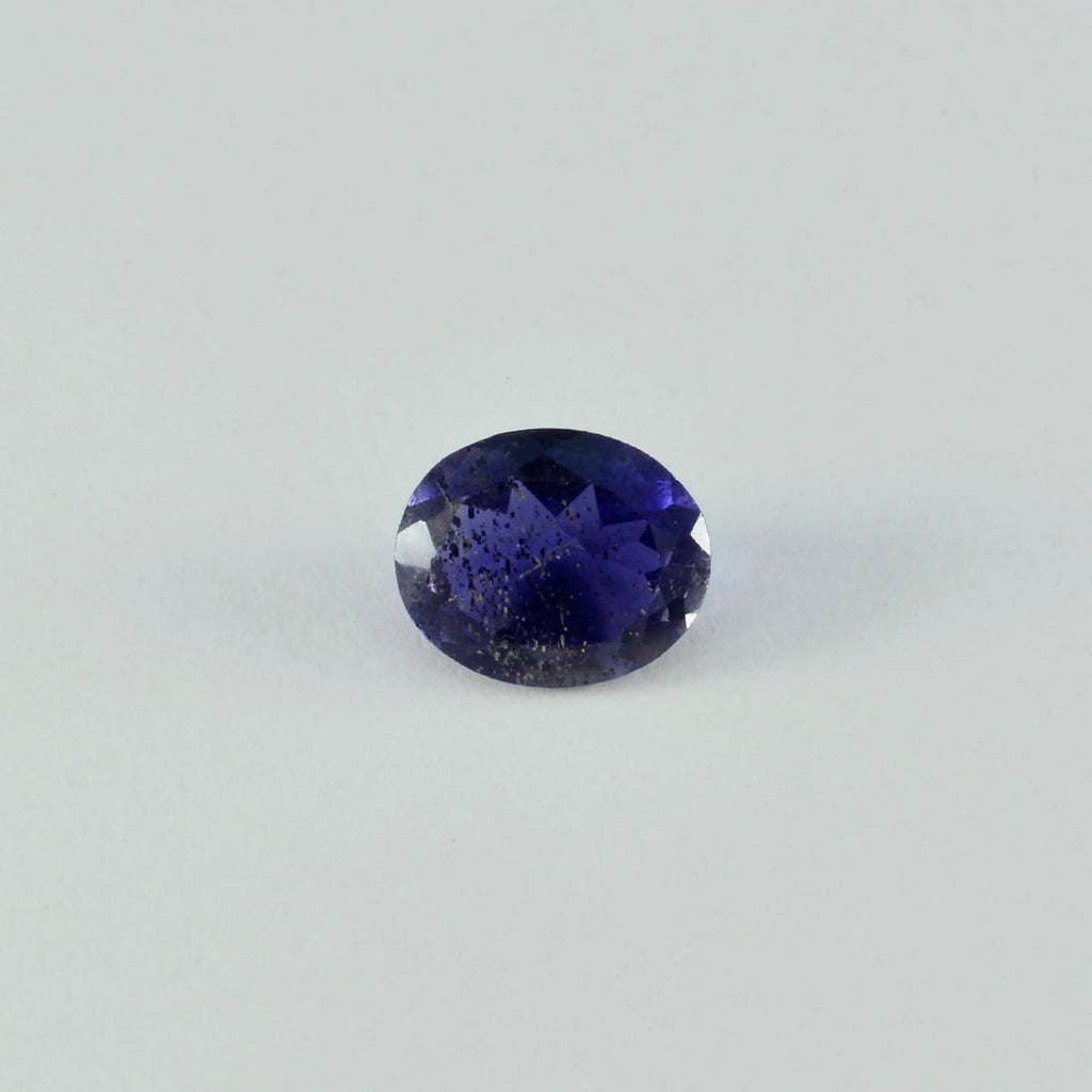 Iolite 1PC Large 10x14 MM Oval Faceted Blue Brilliant Semi Precious Loose Gems