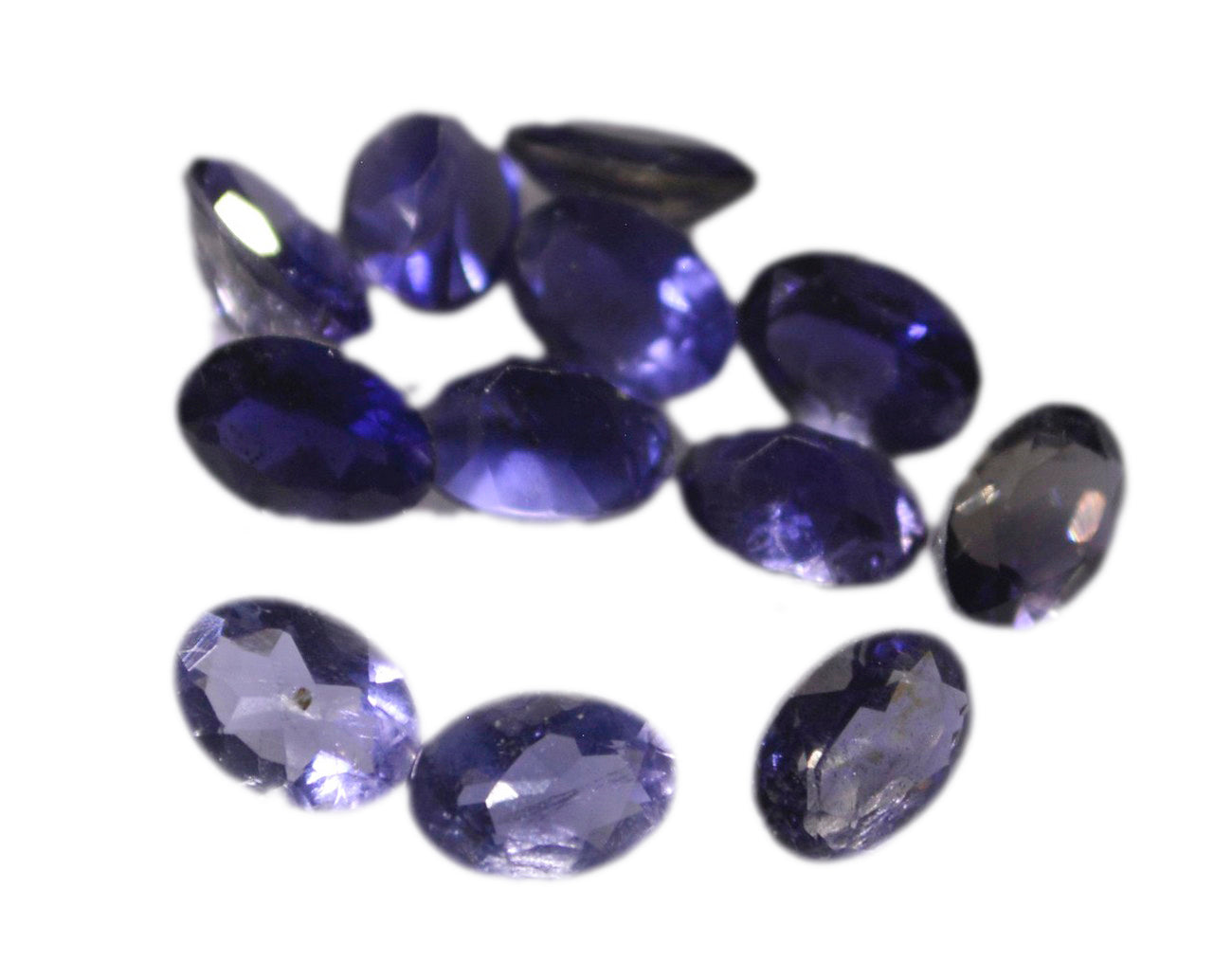 Iolite 1PC Chunky 15x20 MM Oval Faceted Blue Splendid Semi Precious Gems