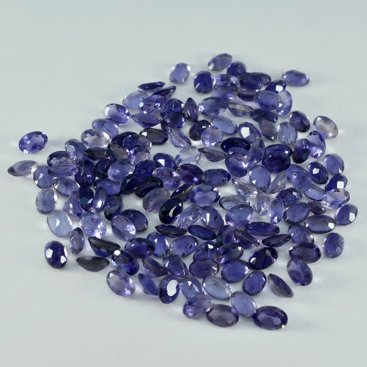 Iolite 1PC Tiny 4x6 MM Oval Faceted Blue Luster Semi Precious Loose Gemstones