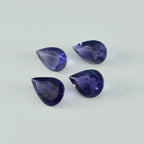 Iolite 1PC Chunky 12x16 MM Pear Faceted Blue Superior Semi Precious Gems