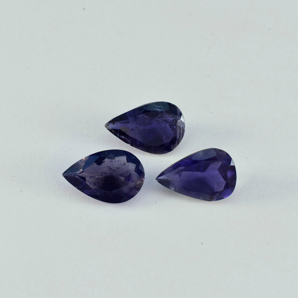 Iolite 1PC Chunky 13x18 MM Pear Faceted Blue Pure Semi Precious Loose Gems