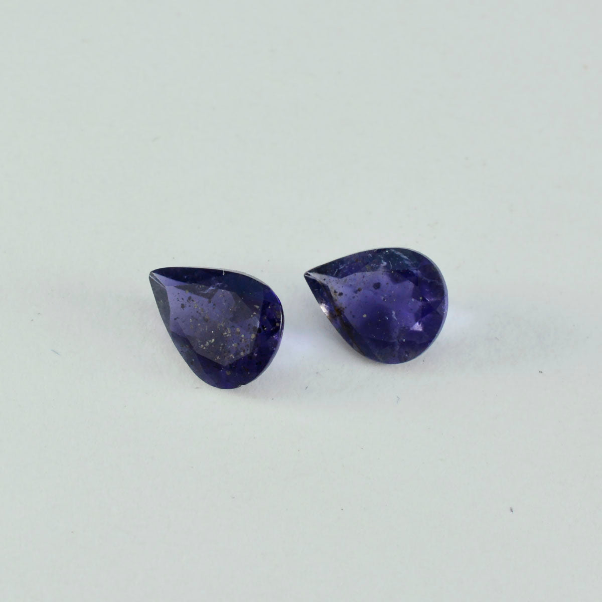 Iolite 1PC Chunky 12x16 MM Pear Faceted Blue Superior Semi Precious Gems Immagine secondaria del prodotto