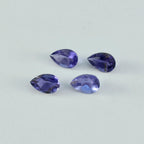 Iolite 1PC Small 6x9 MM Pear Faceted Blue Splendid Semi Precious Gems