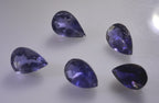 Iolite 1PC Medium 7x10 MM Pear Faceted Blue Lustrous Semi Precious Loose Gemstone