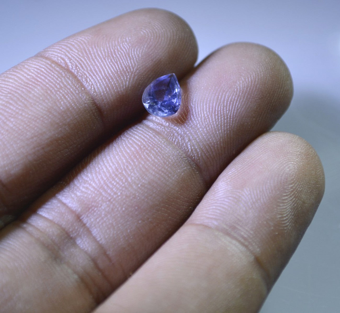 Iolite 1PC Small 7x9 MM Pear Faceted Blue Luster Semi Precious Loose Gems