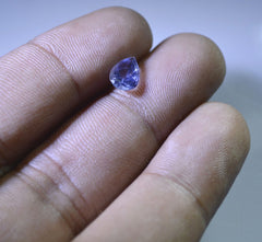 Iolite 1PC Small 7x9 MM Pear Faceted Blue Luster Semi Precious Loose Gems