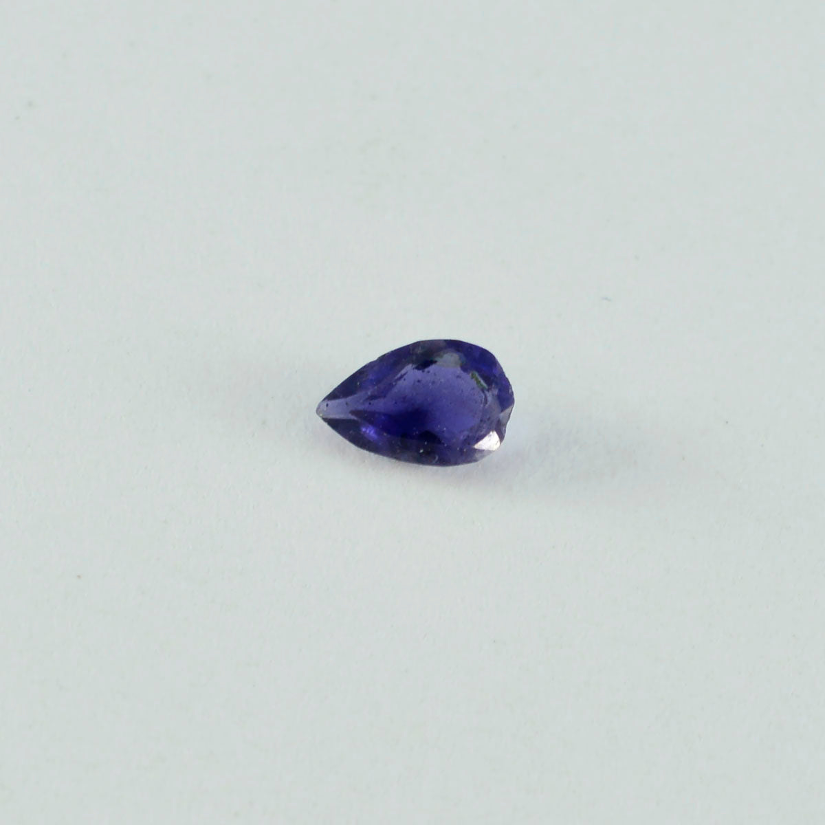 Iolite 1PC Medium 8x10 MM Pear Faceted Blue Shine Semi Precious Loose Gemstones