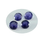Iolite 1PC Chunky 16x16 MM Round Faceted Blue Pure Semi Precious Loose Gems