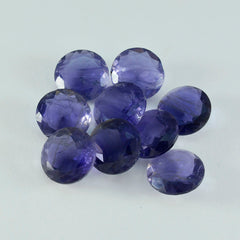 Iolite 1PC Tiny 5x5 MM Round Faceted Blue Sparkling Semi Precious Loose Gemstone