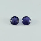 Iolite 1PC Chunky 16x16 MM Round Faceted Blue Pure Semi Precious Loose Gems
